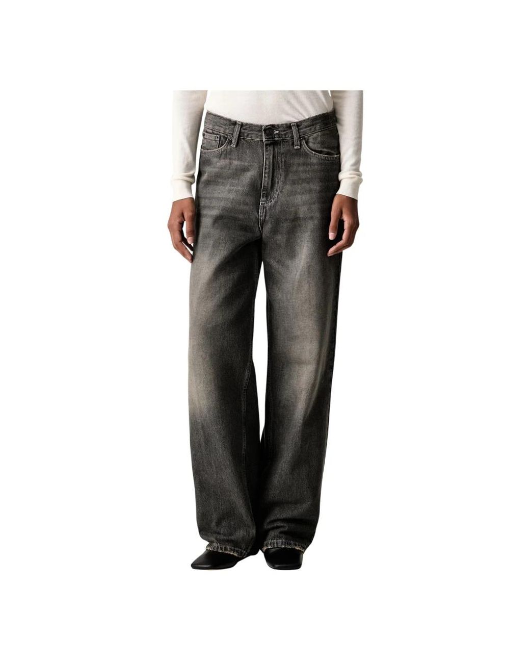 ViCOLO Rechte Jeans in het Gray