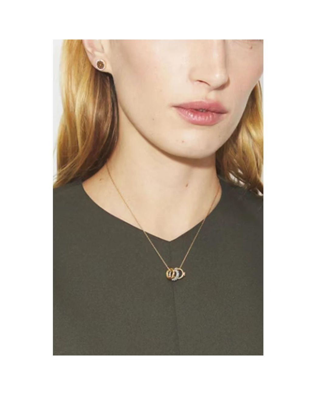 Necklaces Tory Burch de color Metallic
