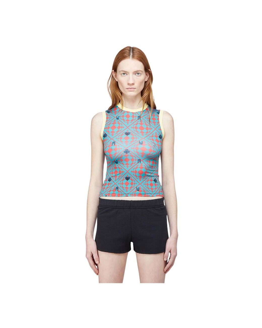 Maisie Wilen Blue Sleeveless Tops