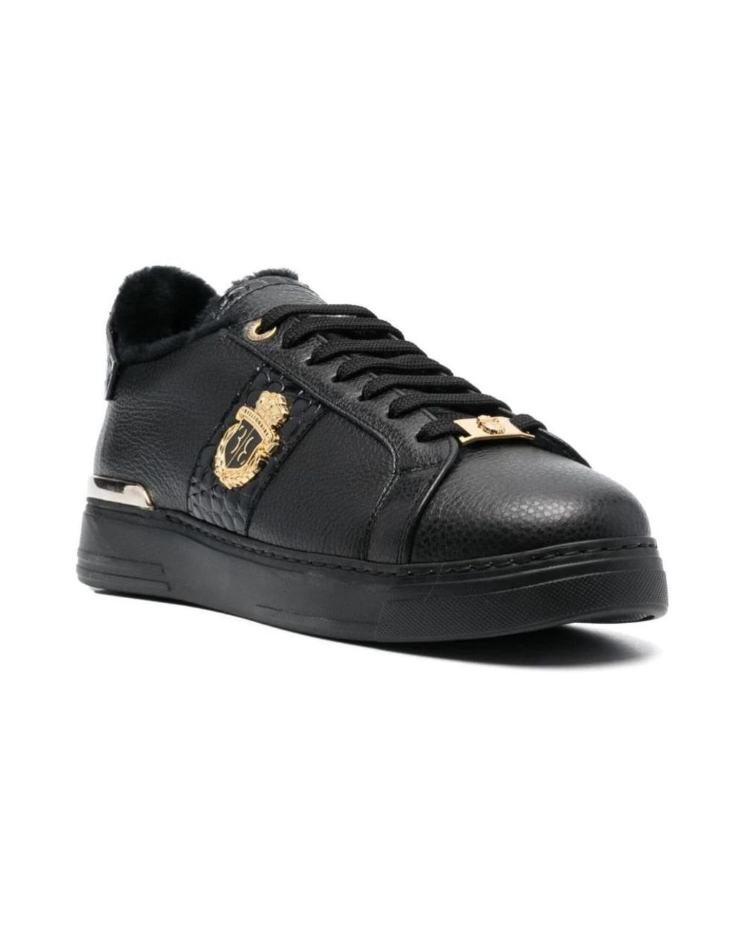 Billionaire Black Sneakers for men