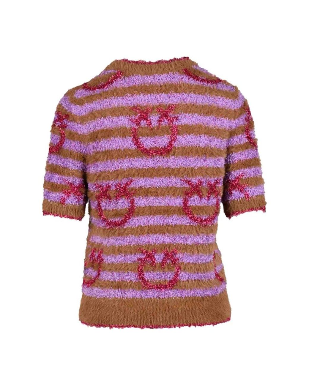 Pinko Red Round-Neck Knitwear