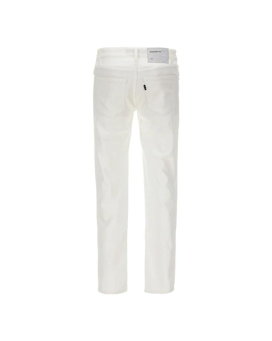 Department 5 White Slim Fit Jeans for men