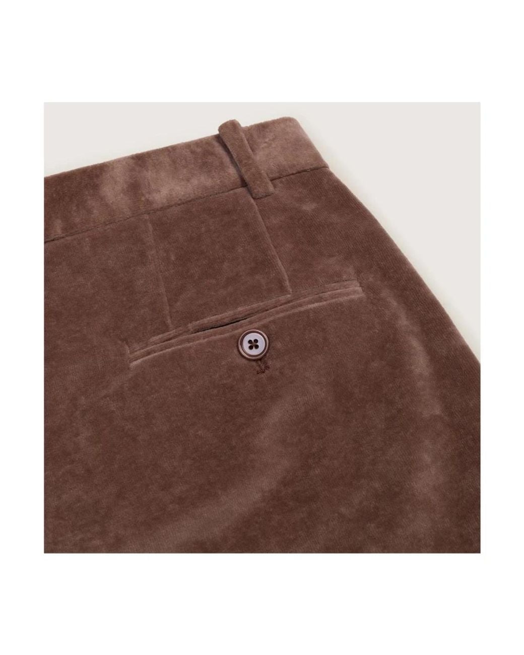 Circolo 1901 Brown Straight Trousers