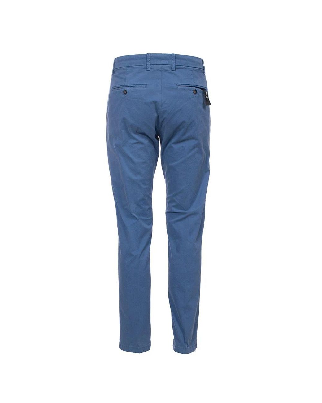 Siviglia Blue Slim-Fit Trousers for men
