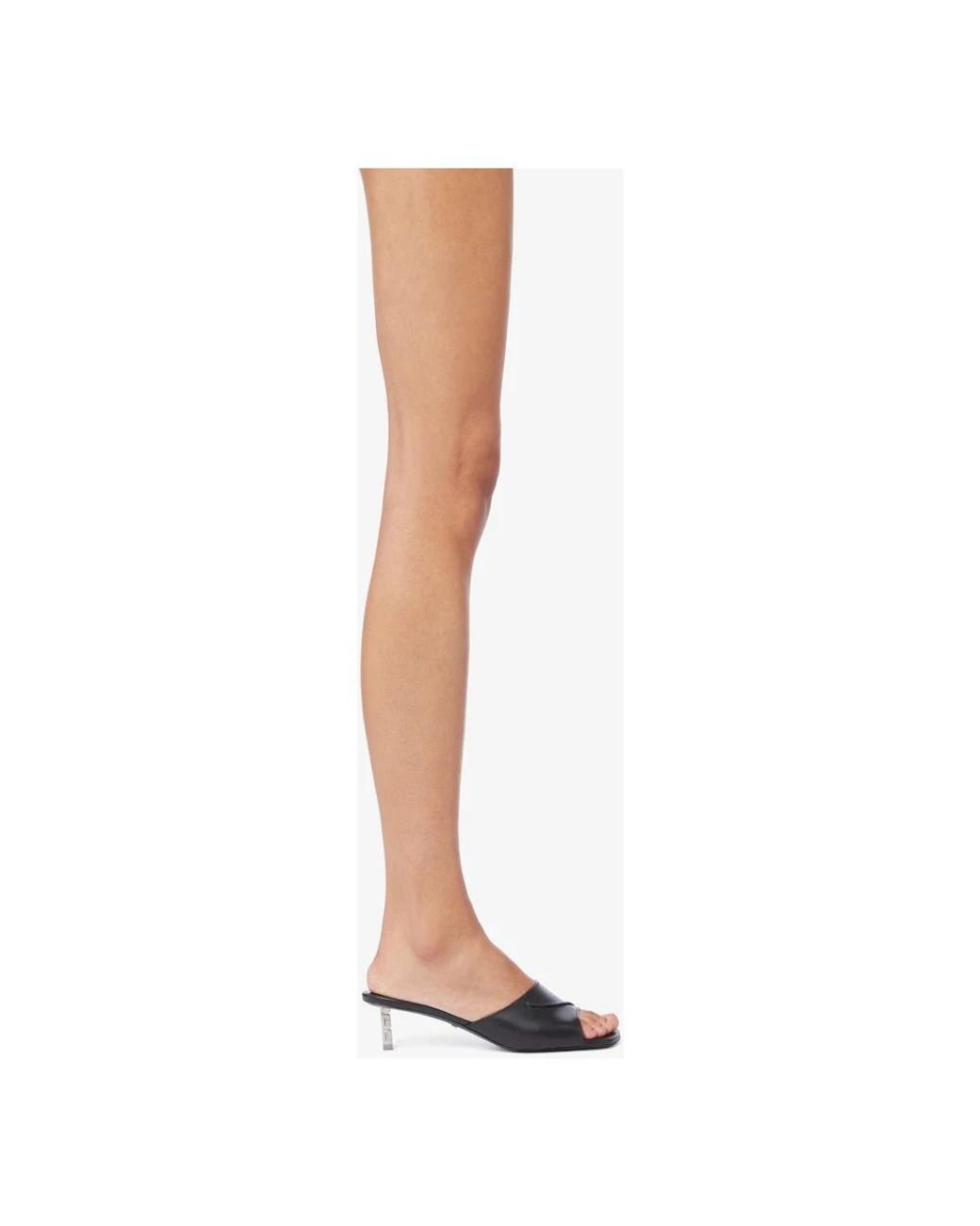 Gcds Black Heeled Mules