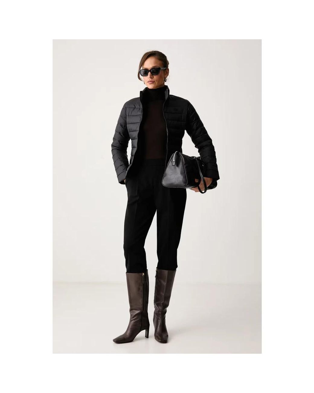Winter Jackets Lacoste en coloris Black