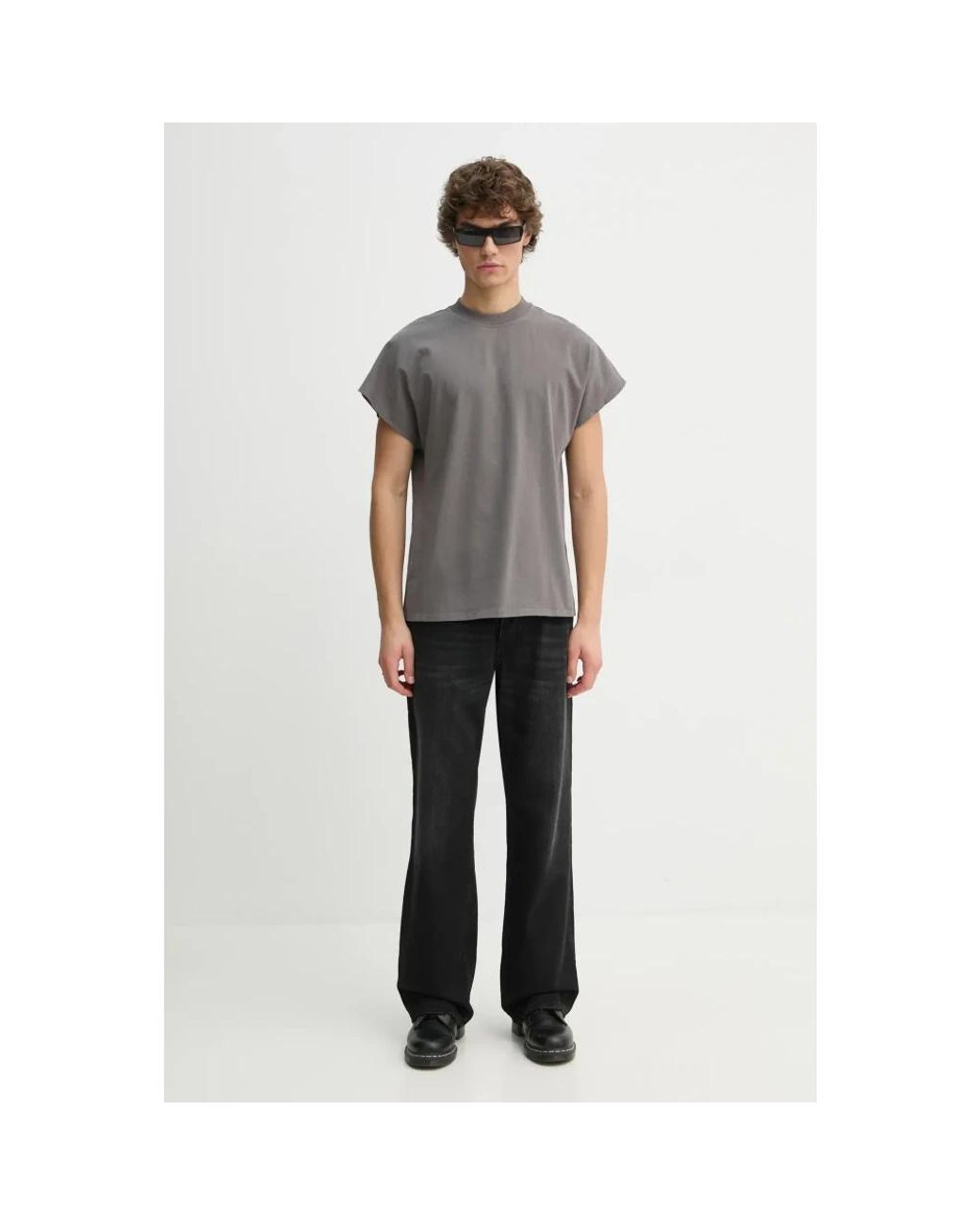 T-Shirts Won Hundred de hombre de color Gray
