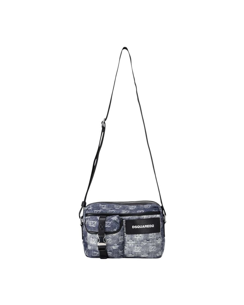 DSquared² Black Cross Body Bags for men