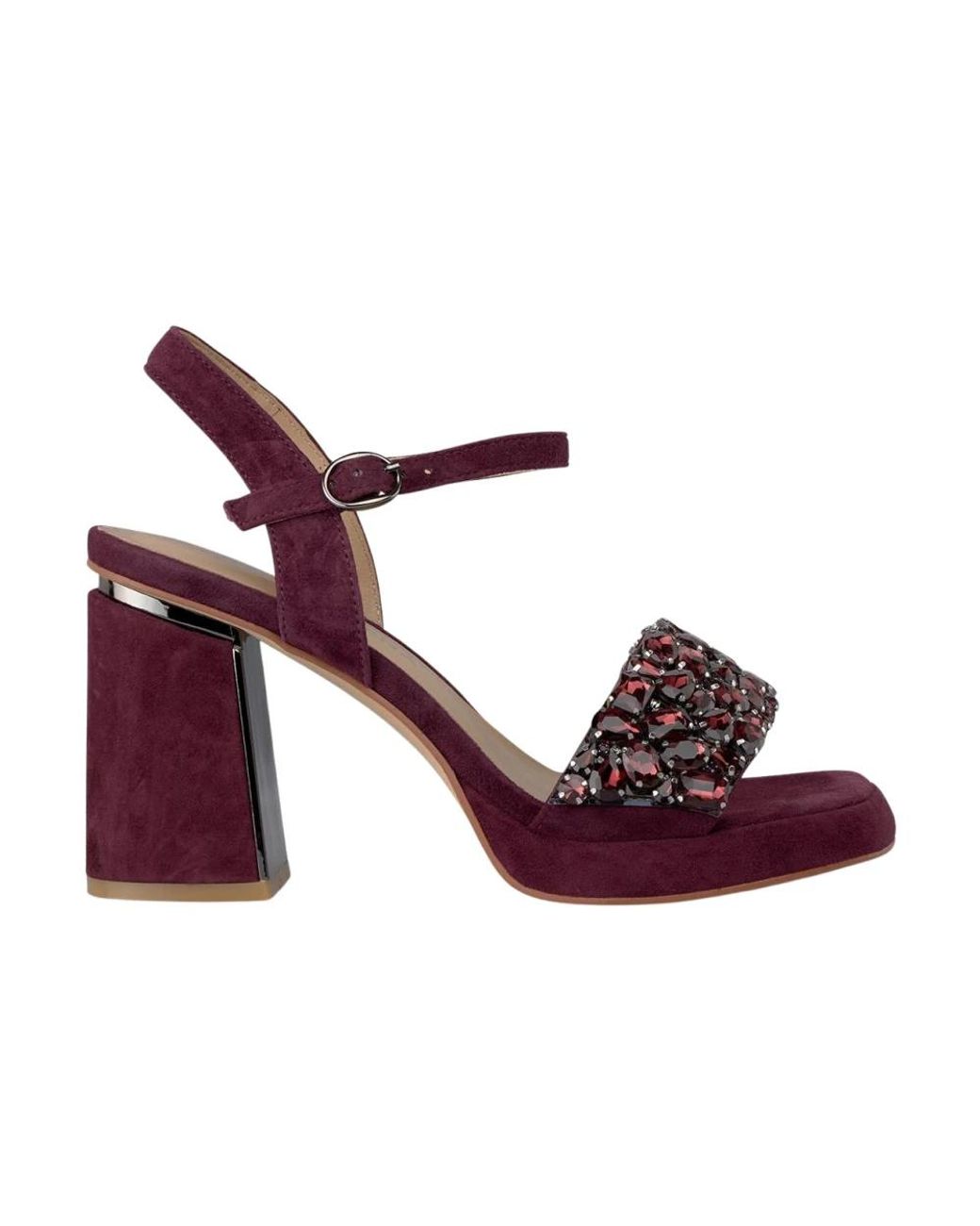 Alma En Pena. Purple High Heel Sandals