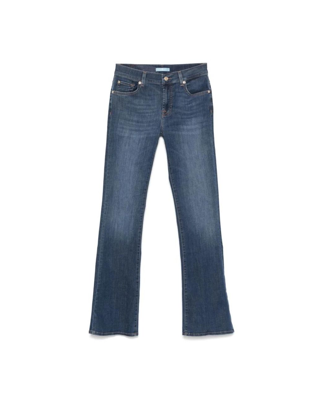 7 For All Mankind Blue Bootcut Jeans