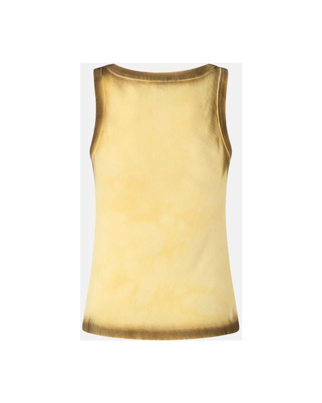 Pinko Yellow Sleeveless Tops