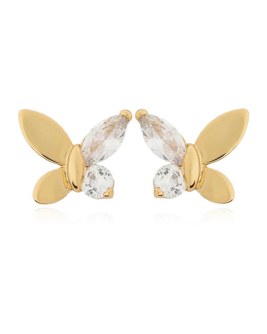 Kate Spade Metallic Social Butterfly Studs