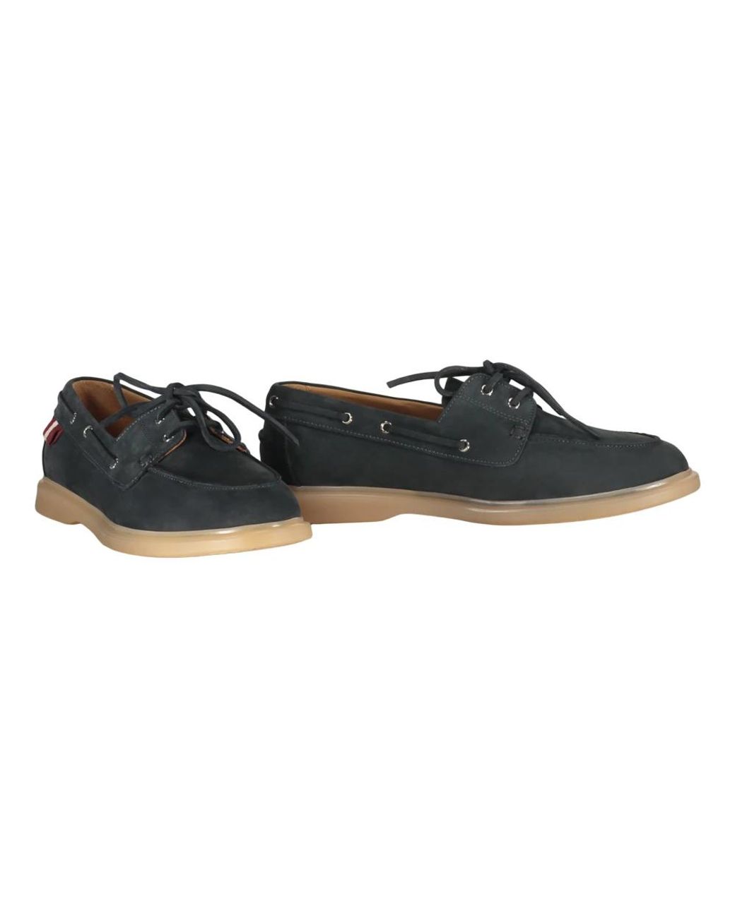 Bally Black Boat Shoes