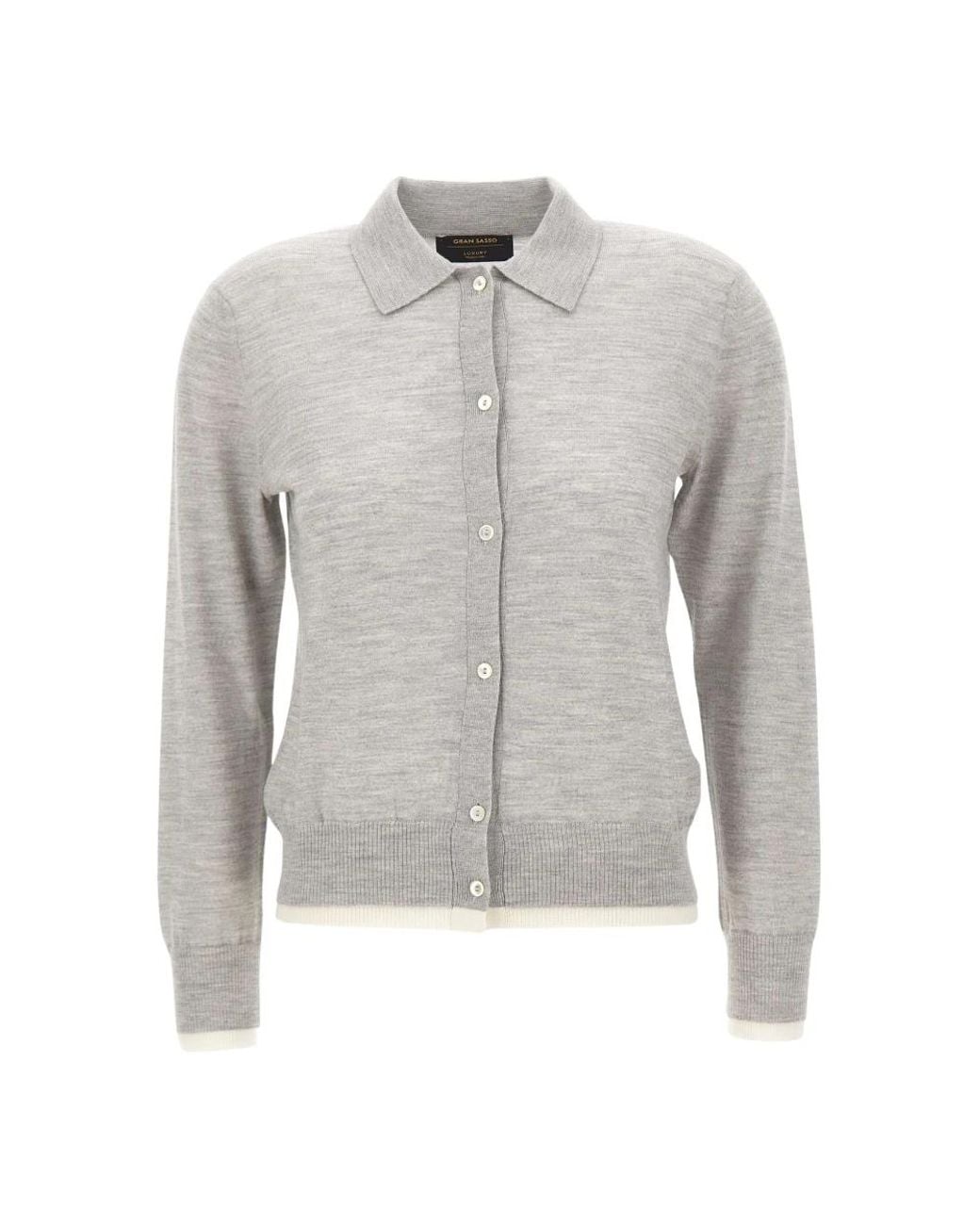 Cardigans Gran Sasso en coloris Gray