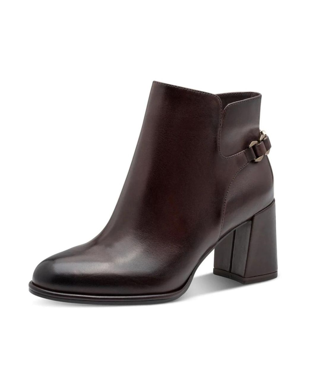 Tamaris Brown Heeled Boots