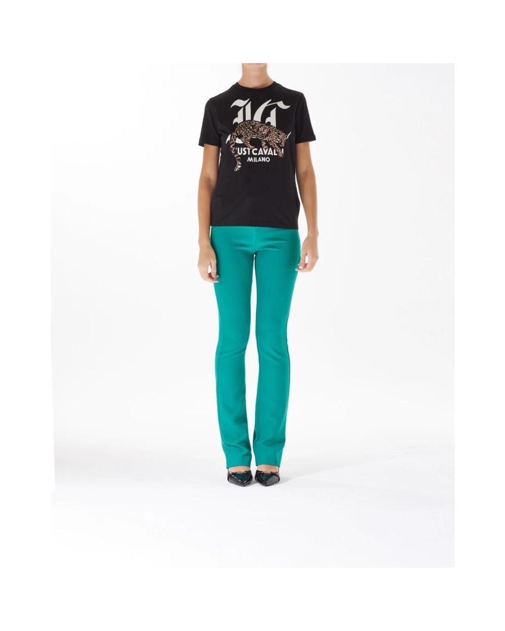 Just Cavalli Black T-Shirts