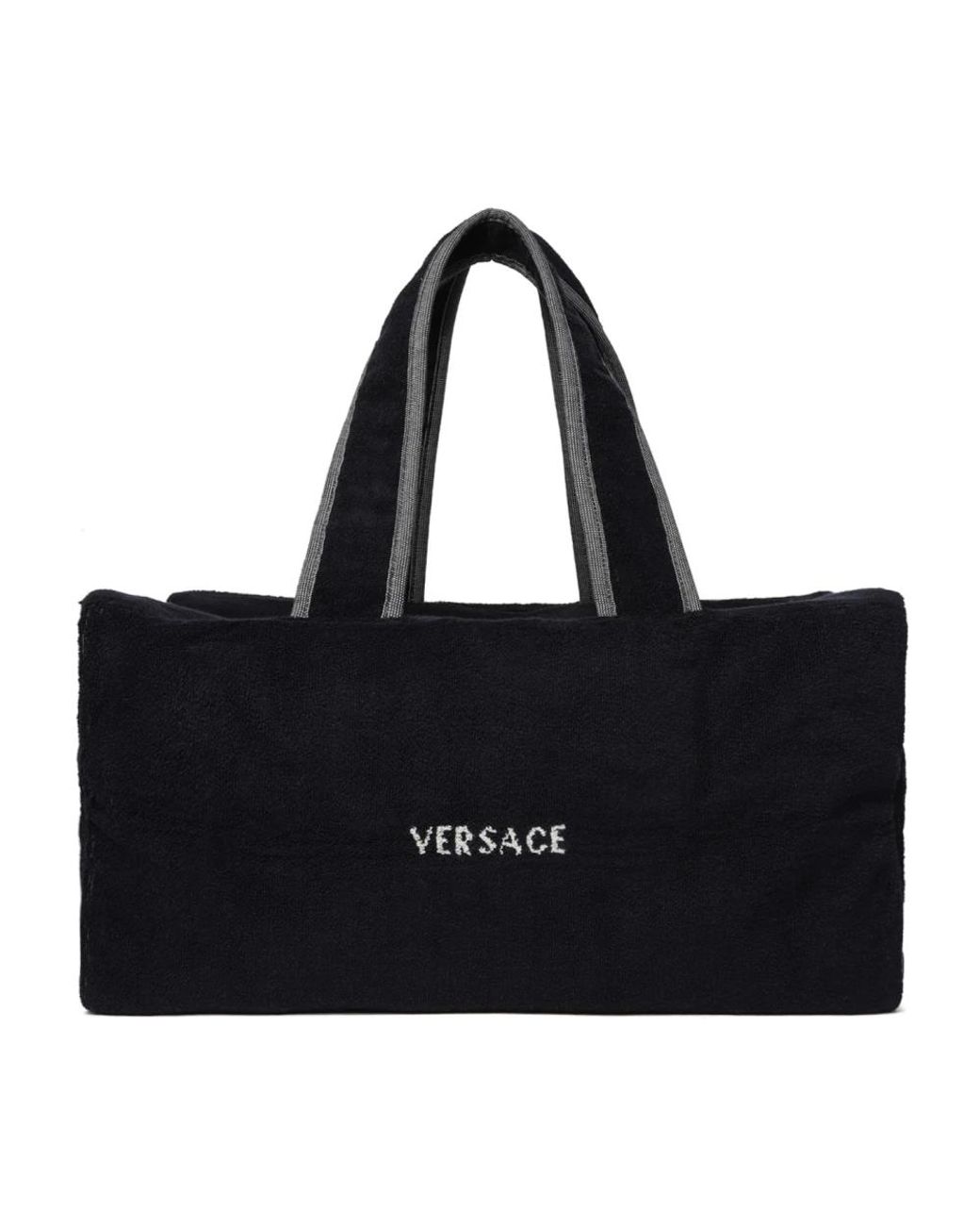 Versace Black Shopping Bags