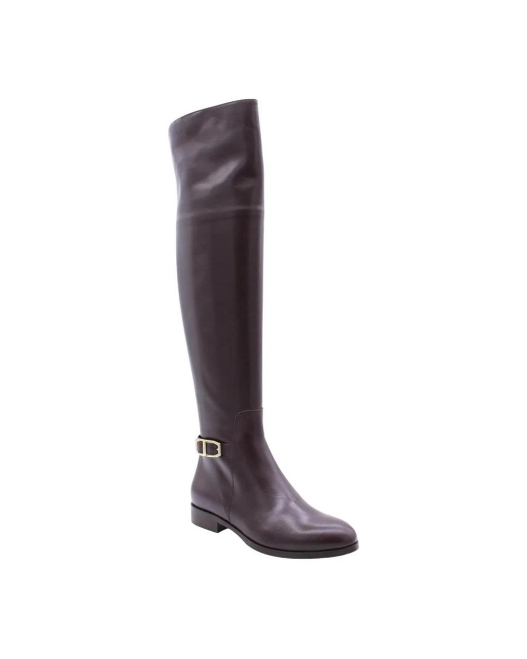 Scapa Brown Over-The-Knee Boots