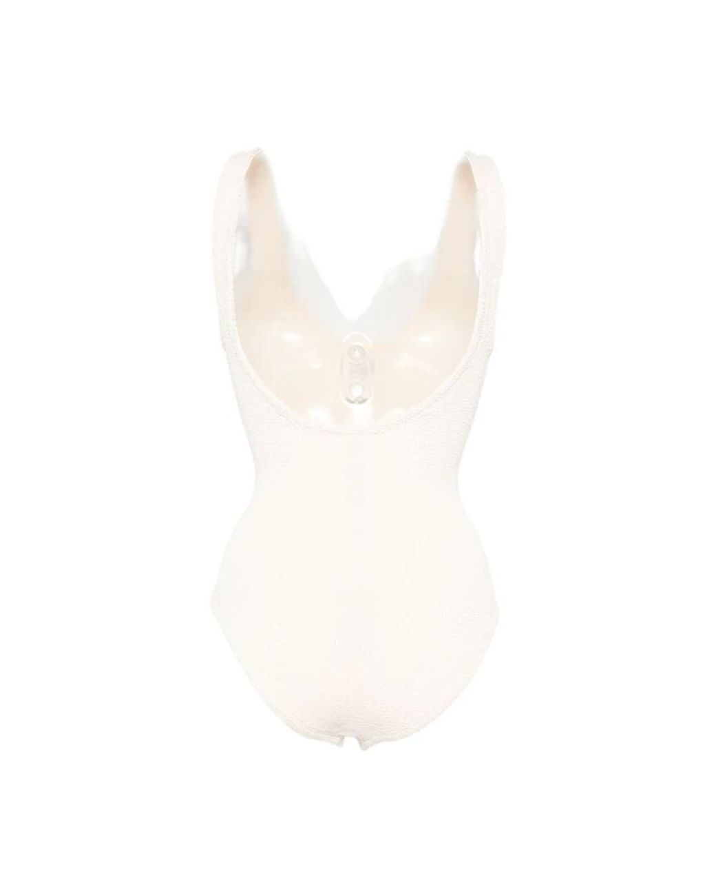 Hunza G White Swimsuits