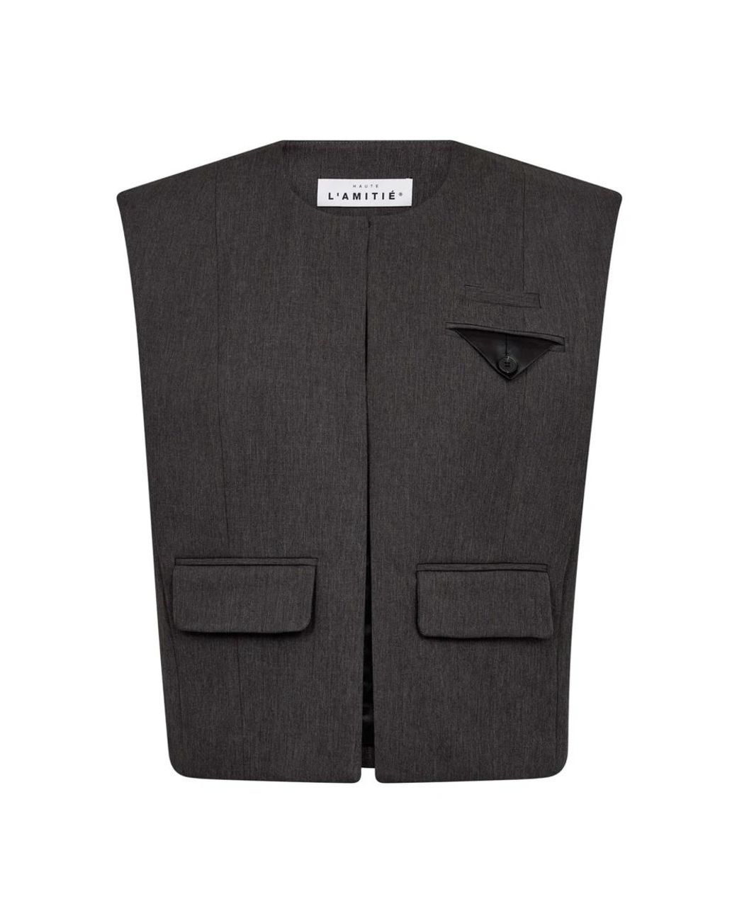 Haute L'Amitié Black Waistcoats