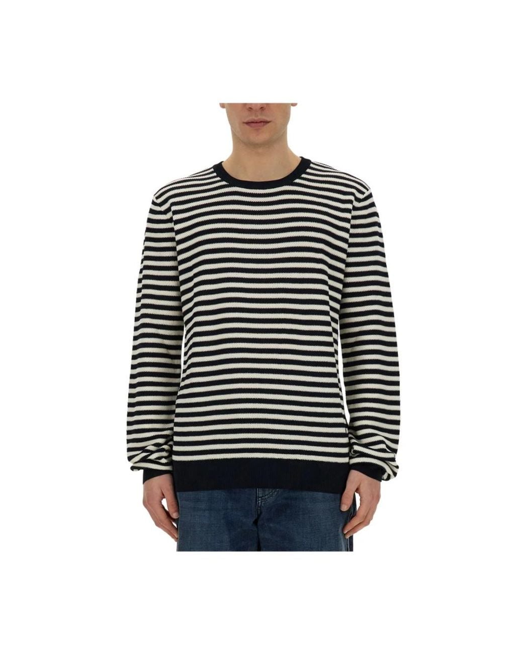 Dolce & Gabbana Black Round-Neck Knitwear for men