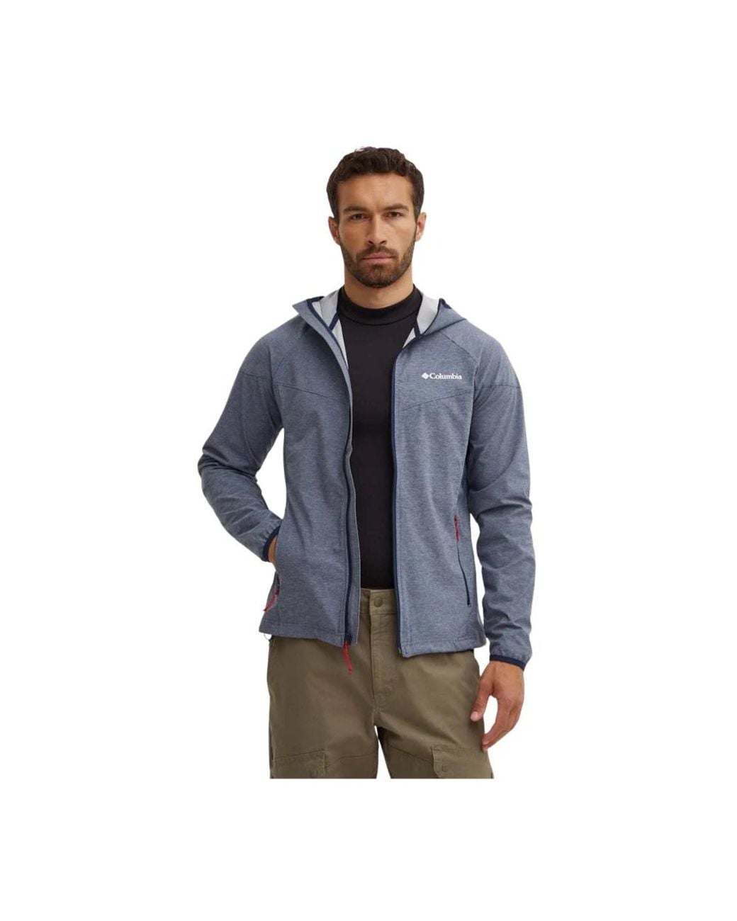 Columbia Heather Canyon Softshell Jas in het Blue voor heren