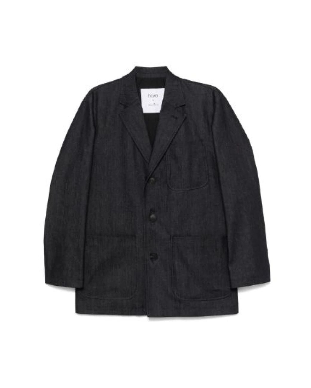Hevò Black Blazers for men