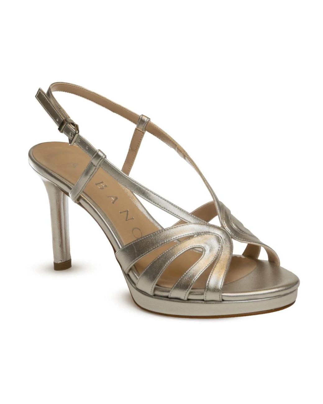 Albano Metallic High Heel Sandals