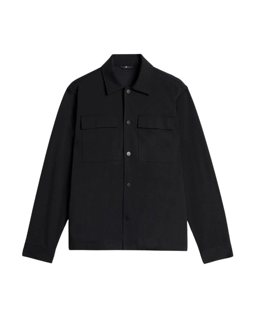 7 For All Mankind Black Light Jackets for men