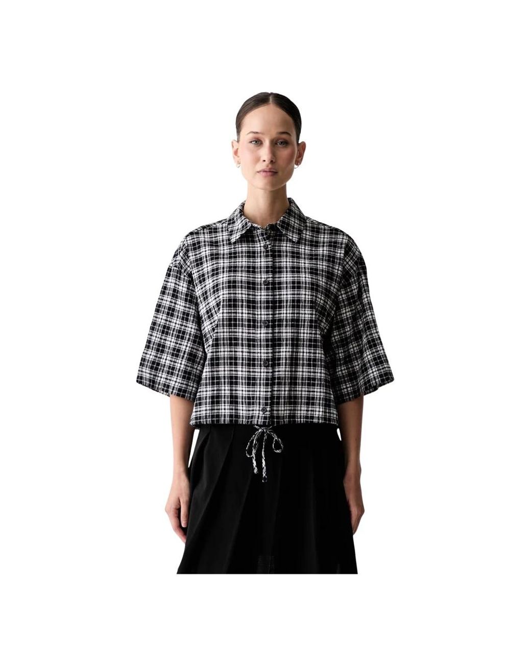 Karl Lagerfeld Checked Shirt in het Black