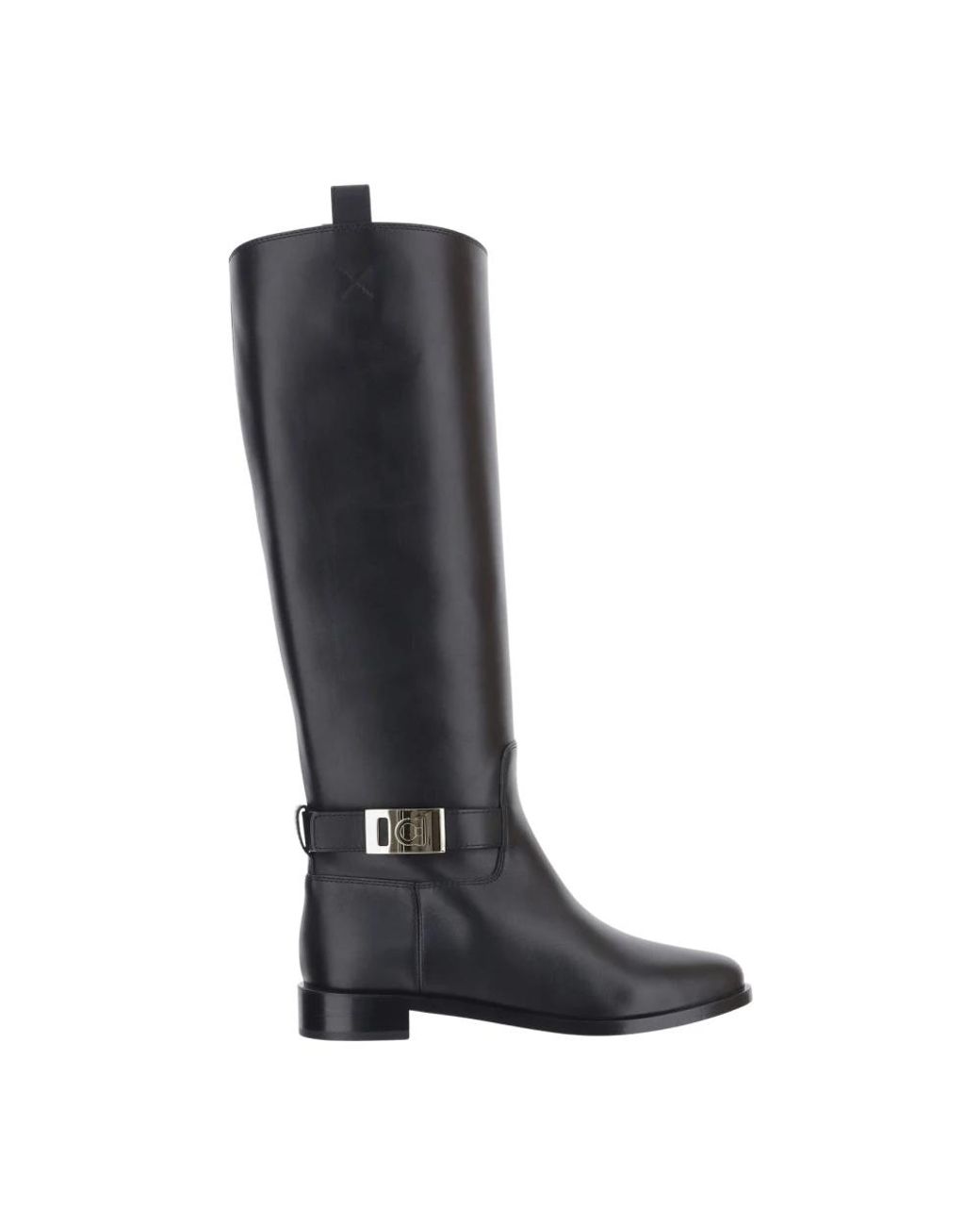 Ferragamo Black High Boots