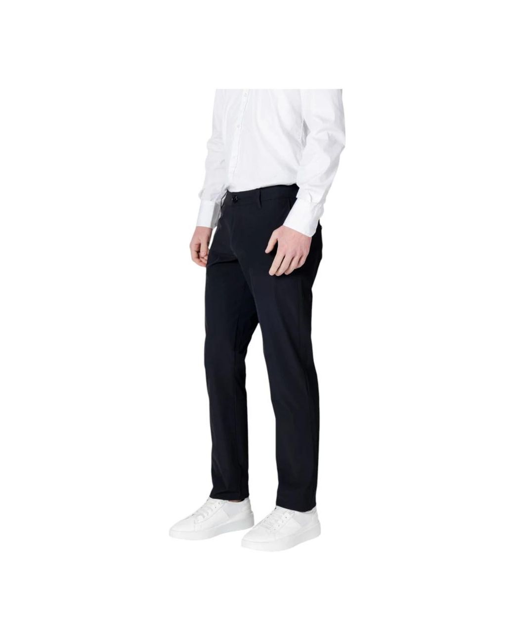 ARMANI EXCHANGE Black Suit Trousers for men