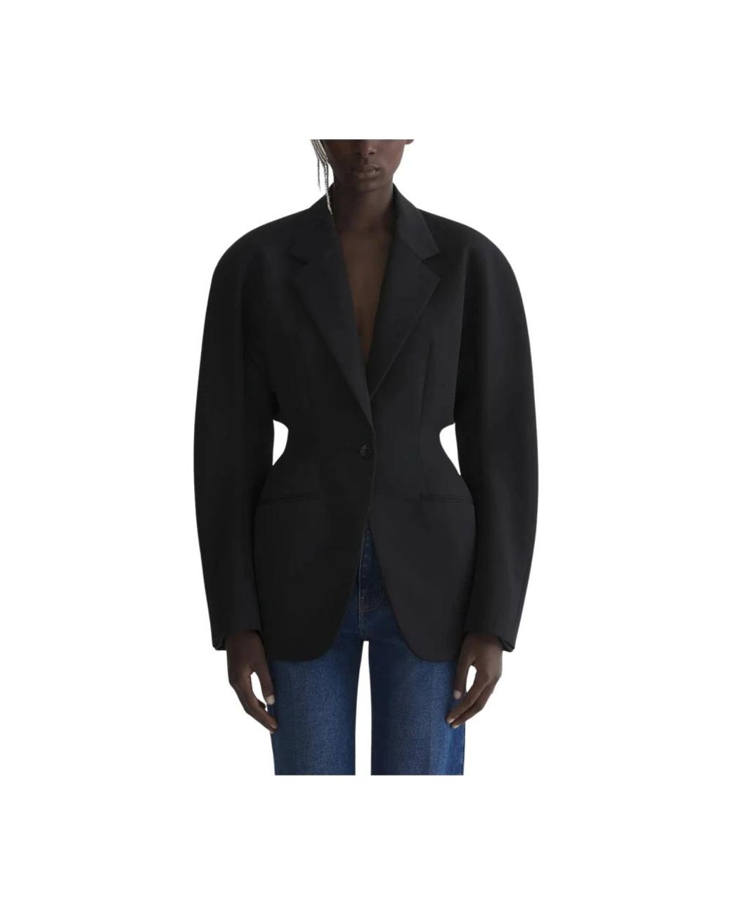 Mugler Black Blazers