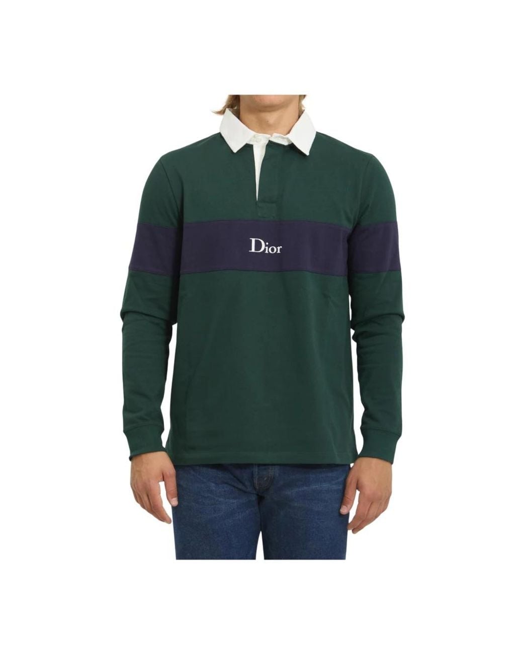 Dior Green Polo Shirts for men