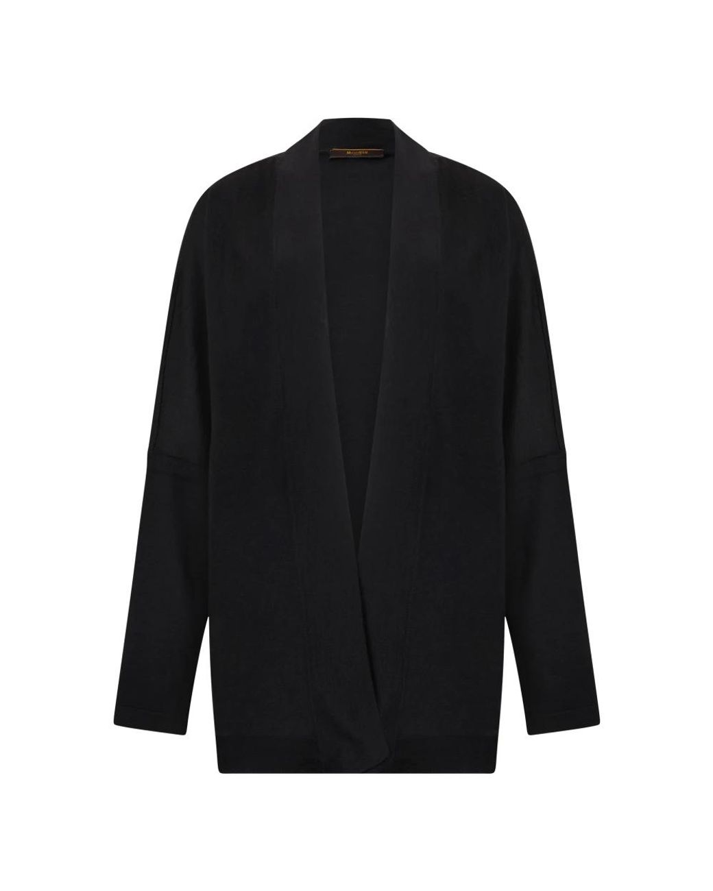 Moorer Shawl Collar Cardigan in het Black