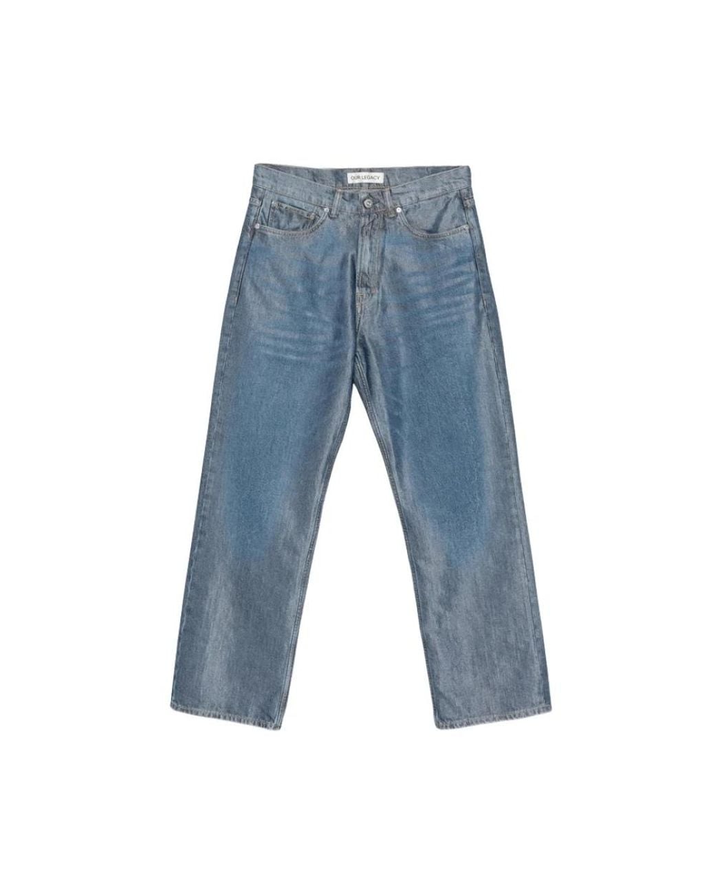 Our Legacy Blue Straight Fit Jeans for men