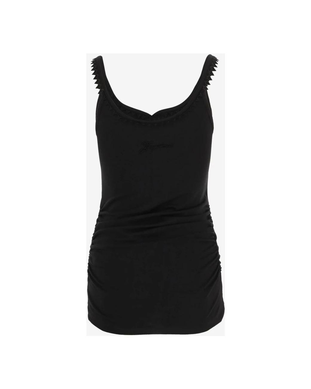 Jacquemus Black Sleeveless Tops