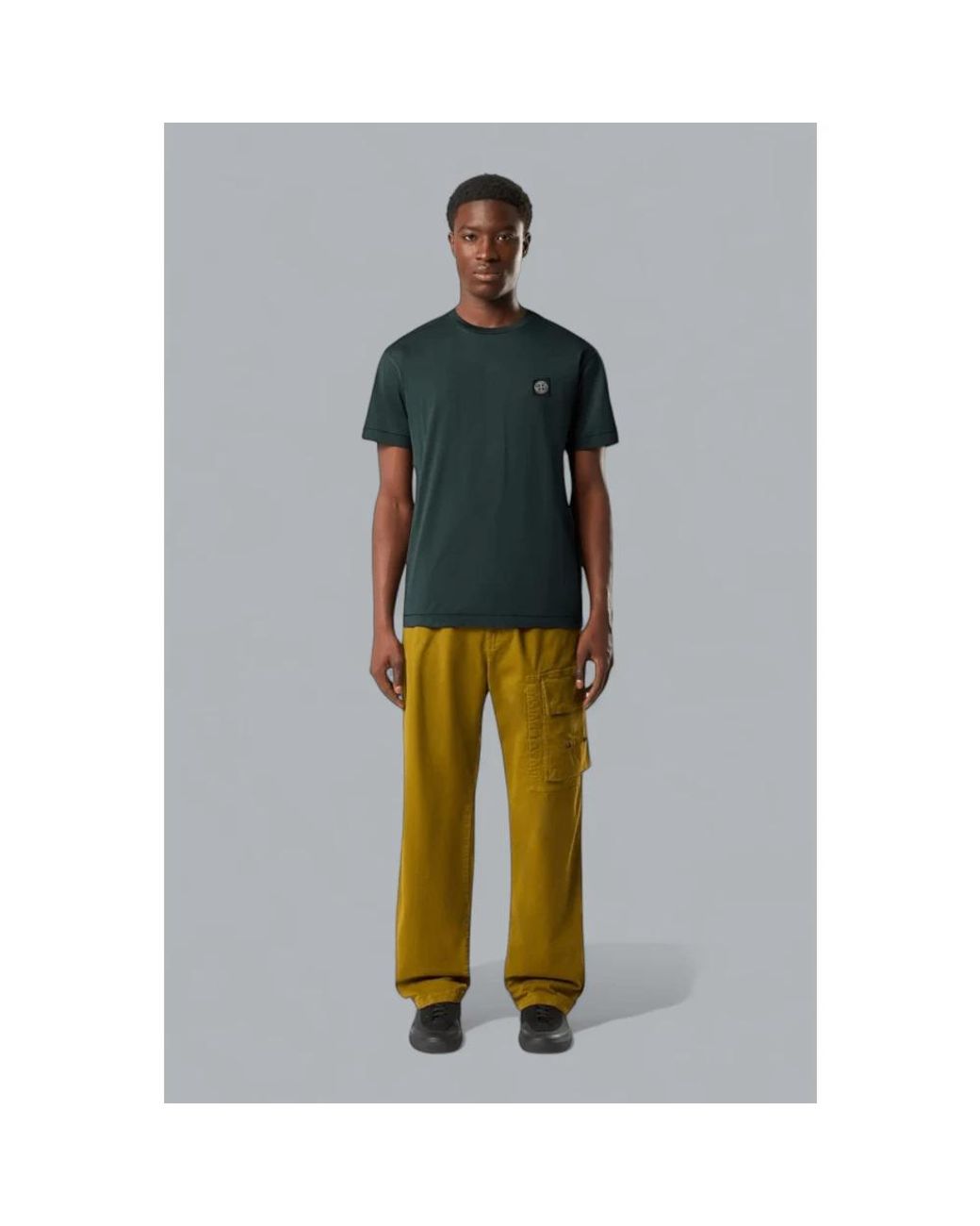 Stone Island Green T-Shirts for men
