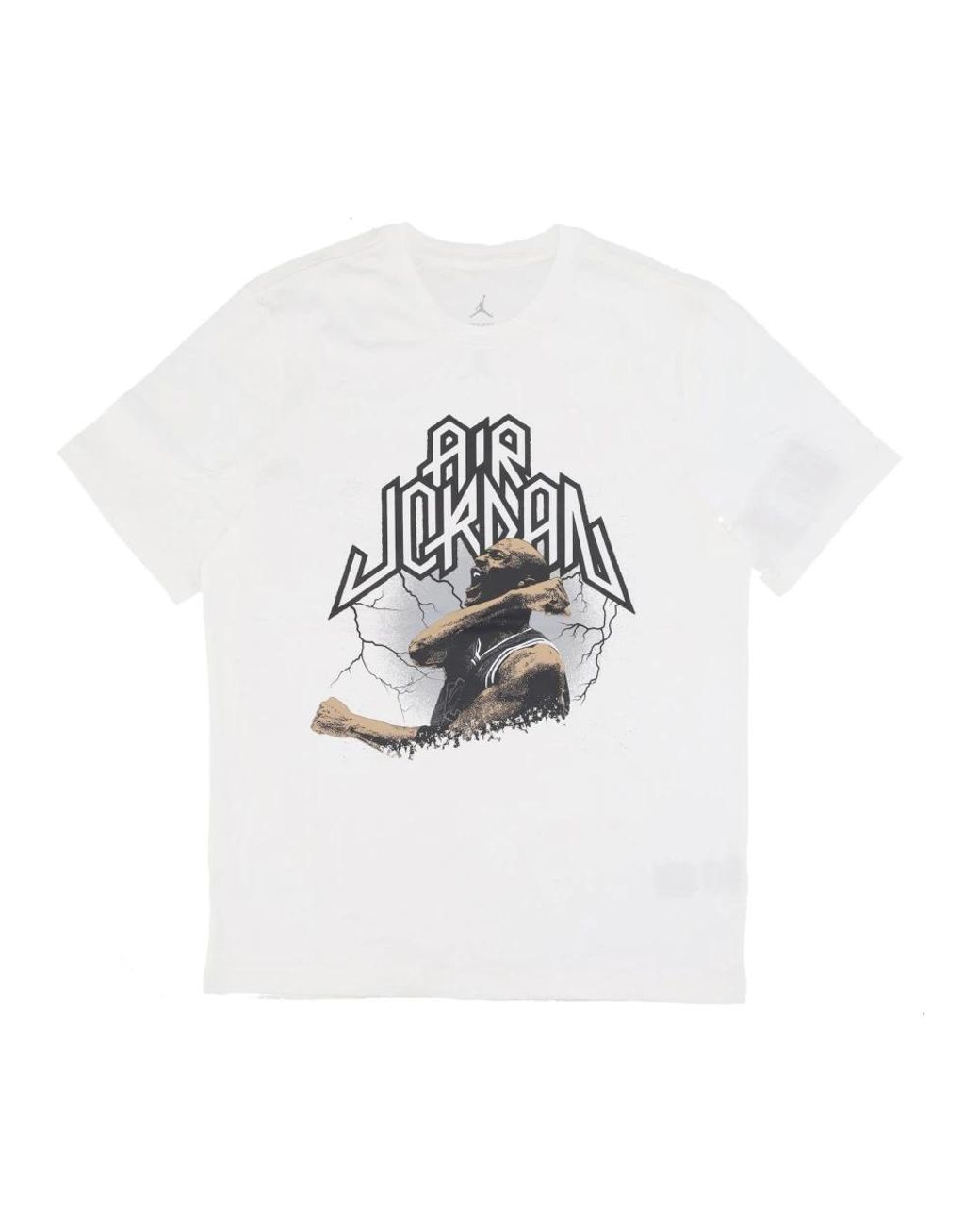 Nike Fitness ,Wit ,Katoen Grafisch T-Shirt Wit/Zwart Korte Mouw in het White voor heren