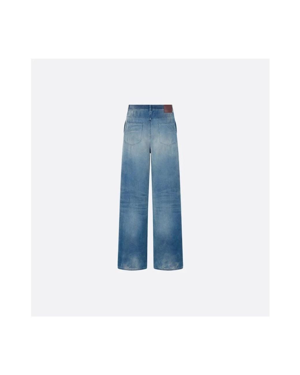 Dior Blue Straight Fit Jeans for men