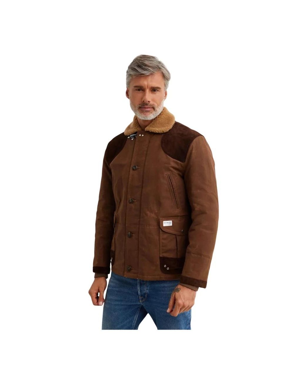 Fay Brown Light Jackets for men