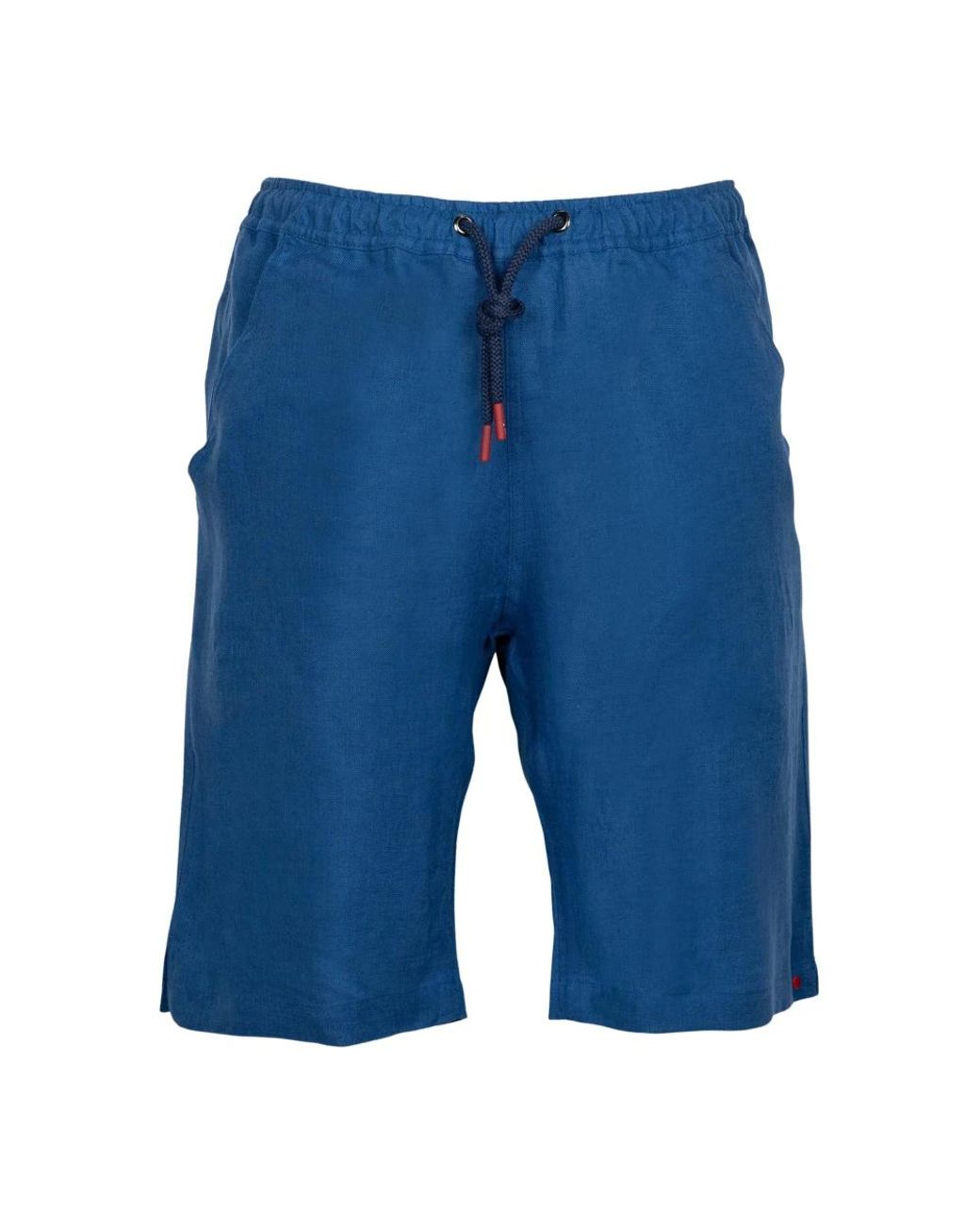 Kiton Blue Casual Shorts for men