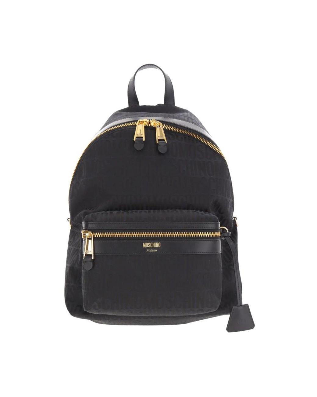 Moschino Logo Rucksack in Black für Herren