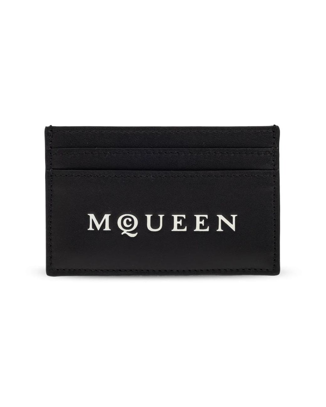 McQueen Accessoires ,Zwart ,Leer Wallets & Cardholders in het Black voor heren