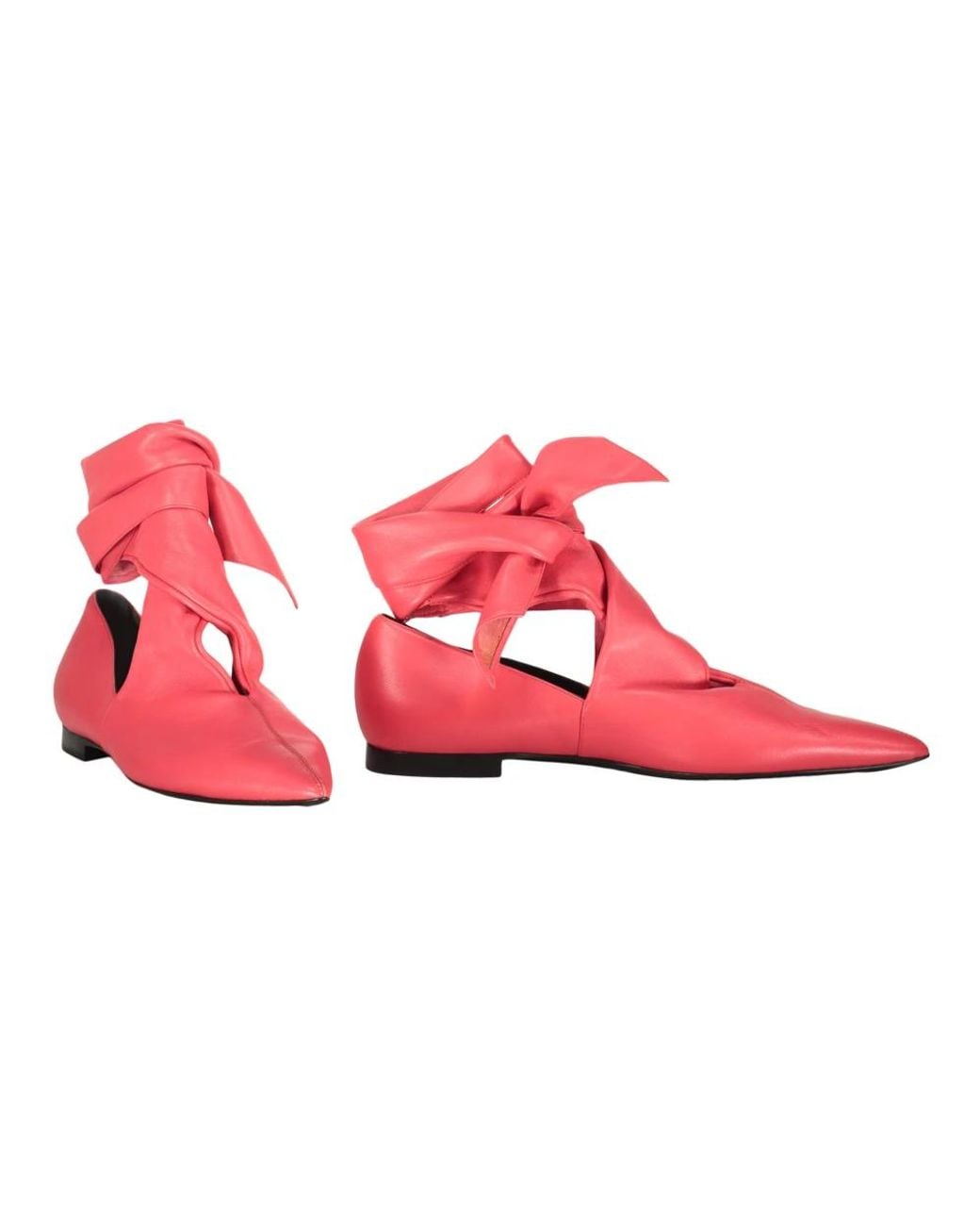 Cedric Charlier Pink Ballerina Shoes