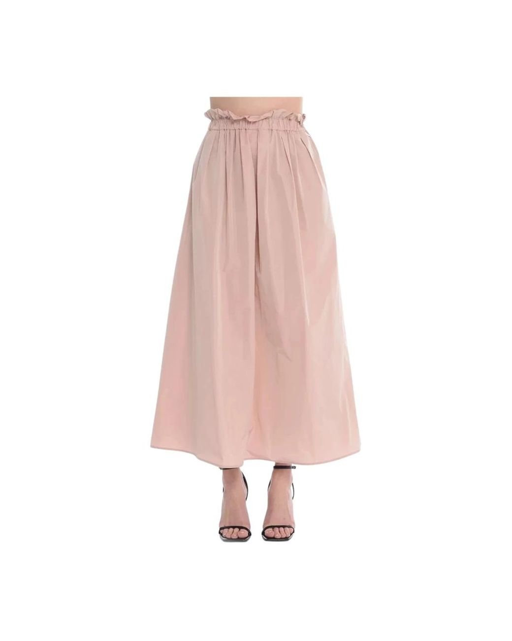 Maxi Skirts Herno en coloris Pink