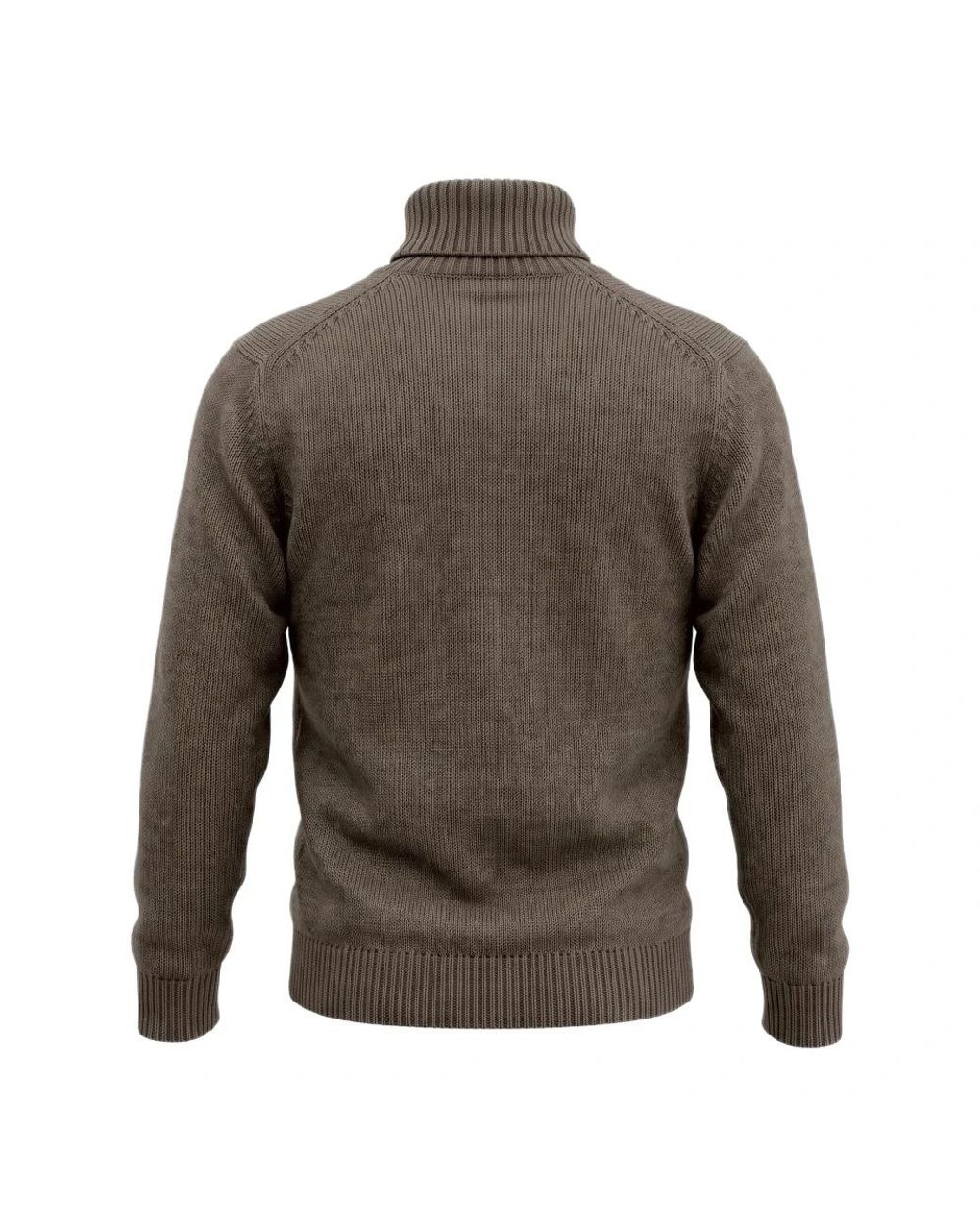 Turtlenecks Bl'ker de hombre de color Gray