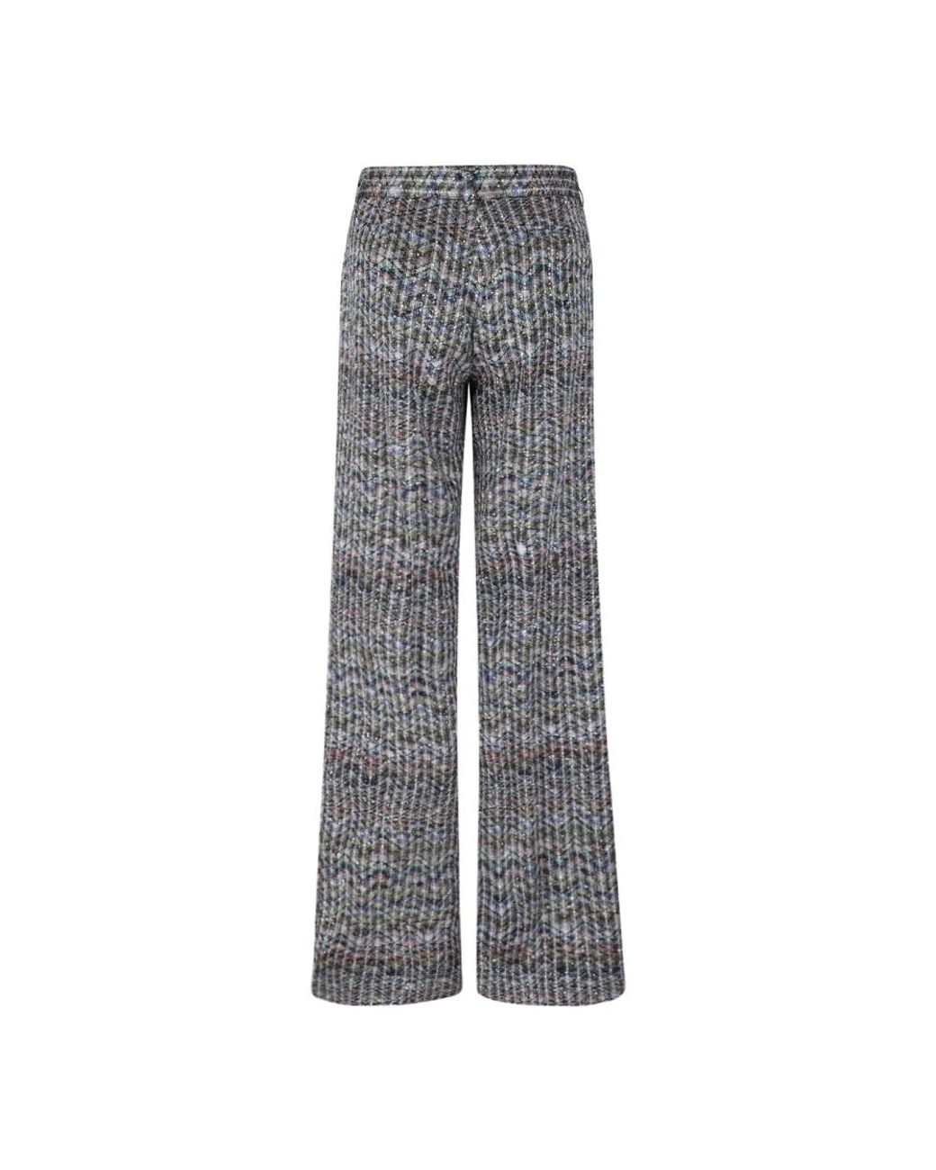 Missoni Gray Wide Trousers