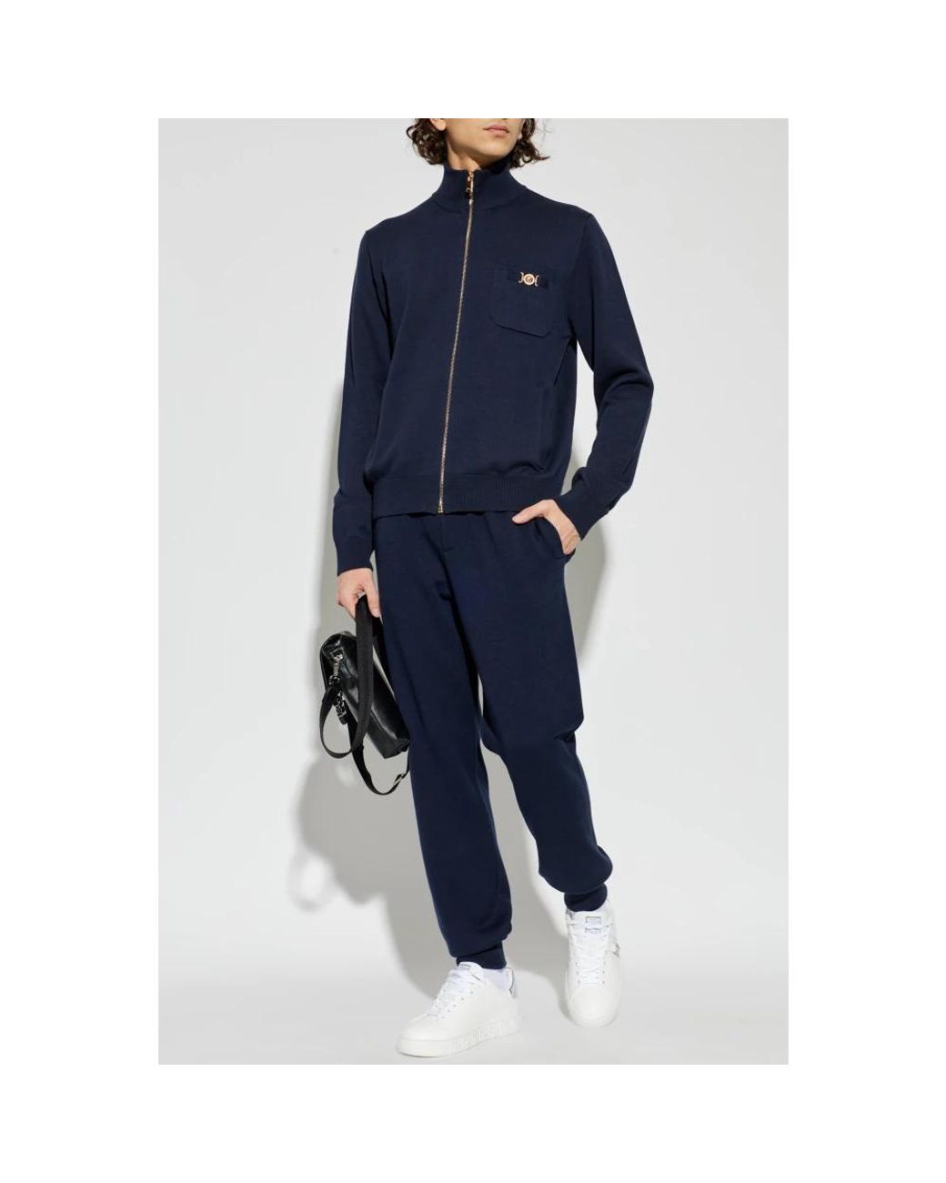 Sweatpants di Versace in Blue da Uomo