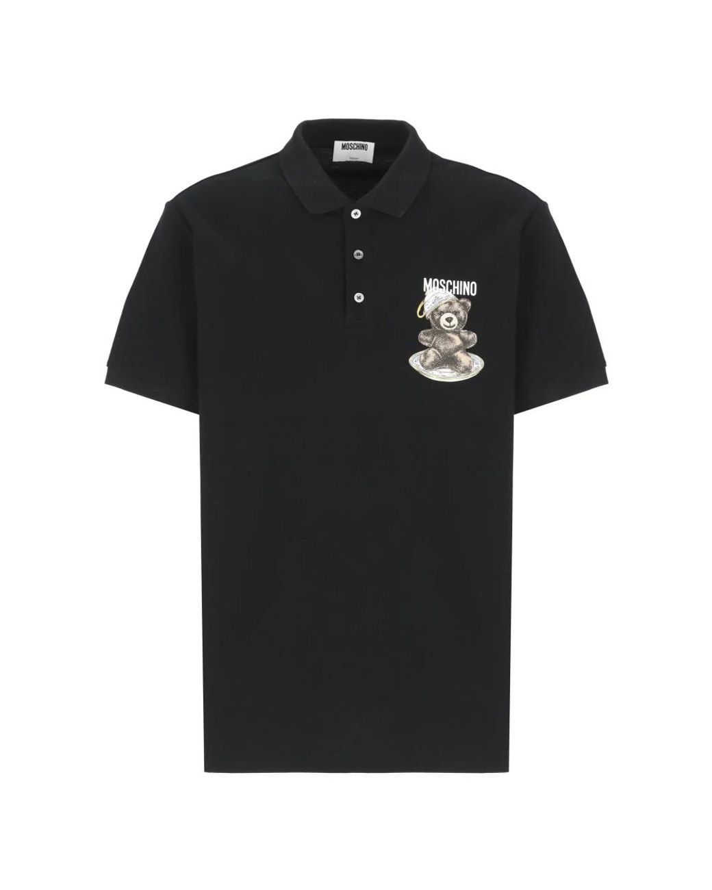 Moschino Black Polo Shirts for men